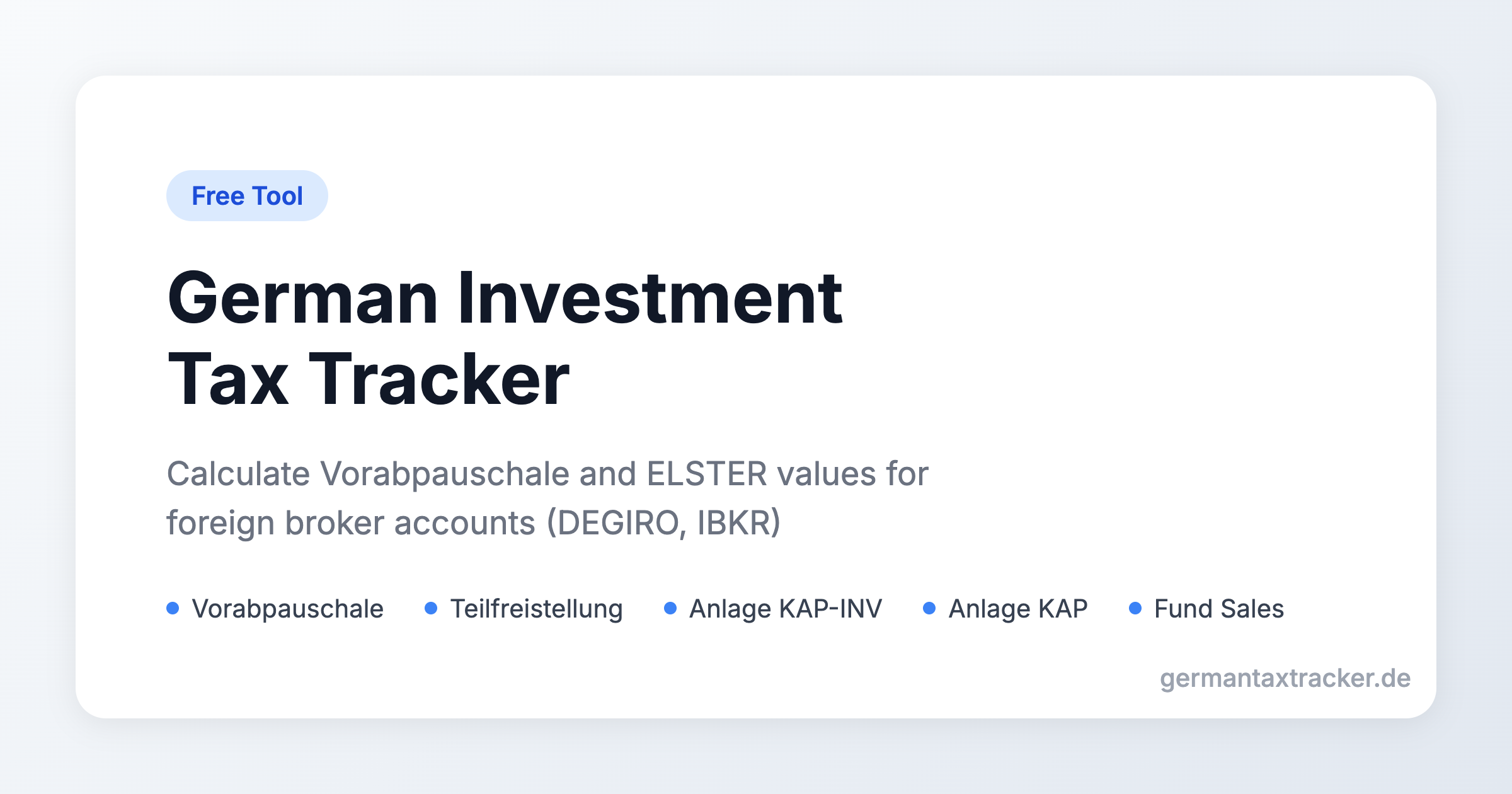 Vorabpauschale berechnen - ETF Steuer Rechner für Anlage KAP-INV ...